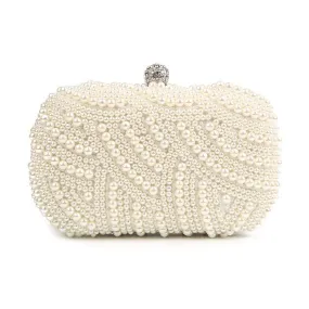 Luxy Moon Pearl Clutch Bags for Party Wedding