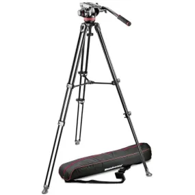 Manfrotto MVH502A Fluid Head and MVT502AM Tripod with Carrying Bag