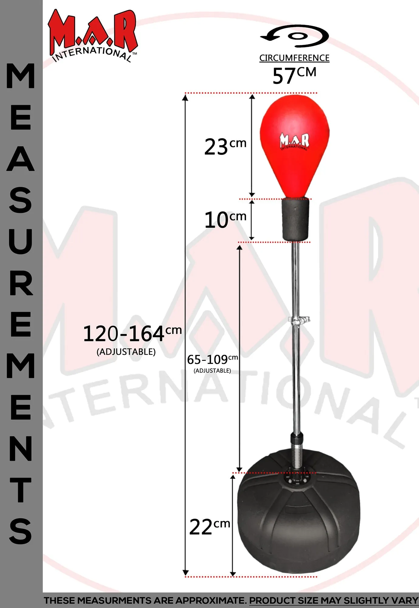 MAR-263B | Adjustable Freestanding Reflex Bag