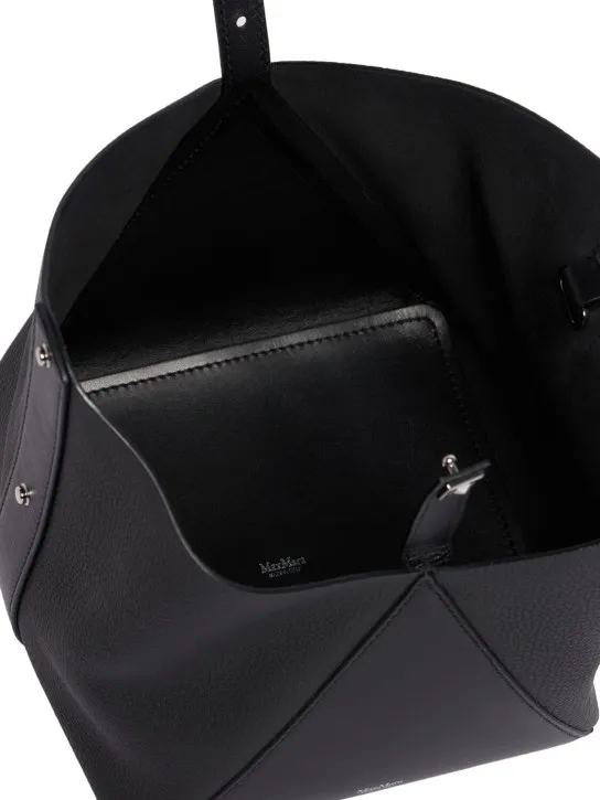 Max Mara   Small MM leather bucket bag 