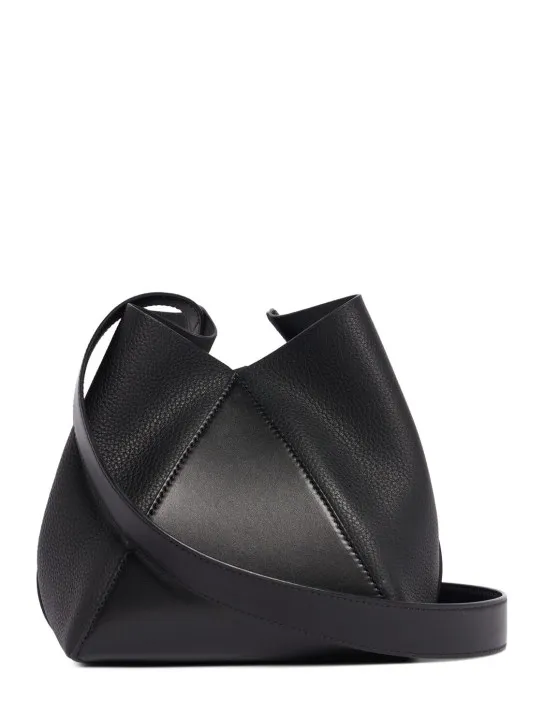 Max Mara   Small MM leather bucket bag 