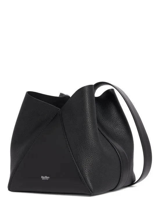 Max Mara   Small MM leather bucket bag 