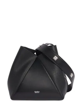 Max Mara   Small MM leather bucket bag 