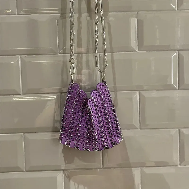 MAYTRENDS  -  Aesthetic Bags Women's Bag Designer luxury Handbag Metal Hollow Tote Bag Wedding Party Clutch Female Evening Bag Shoulder Bag