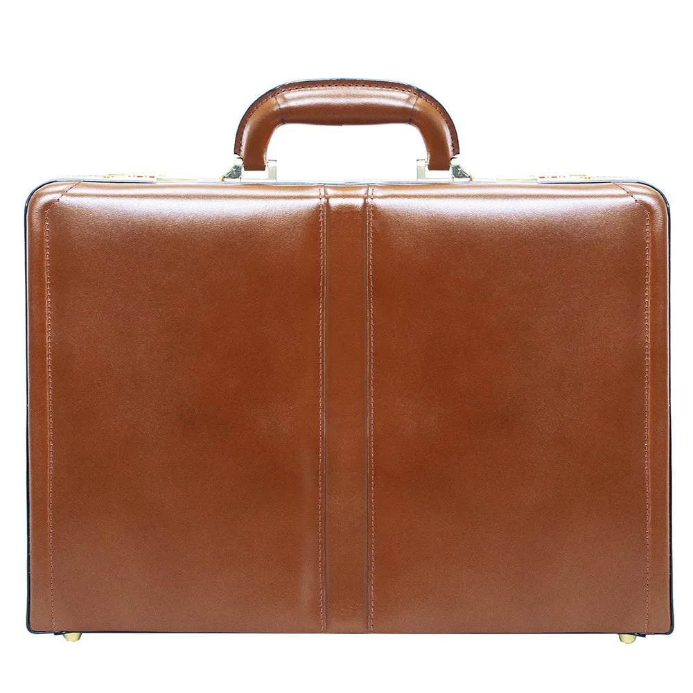 McKlein Leather Attaché Briefcase - Harper Expandable 4.5"