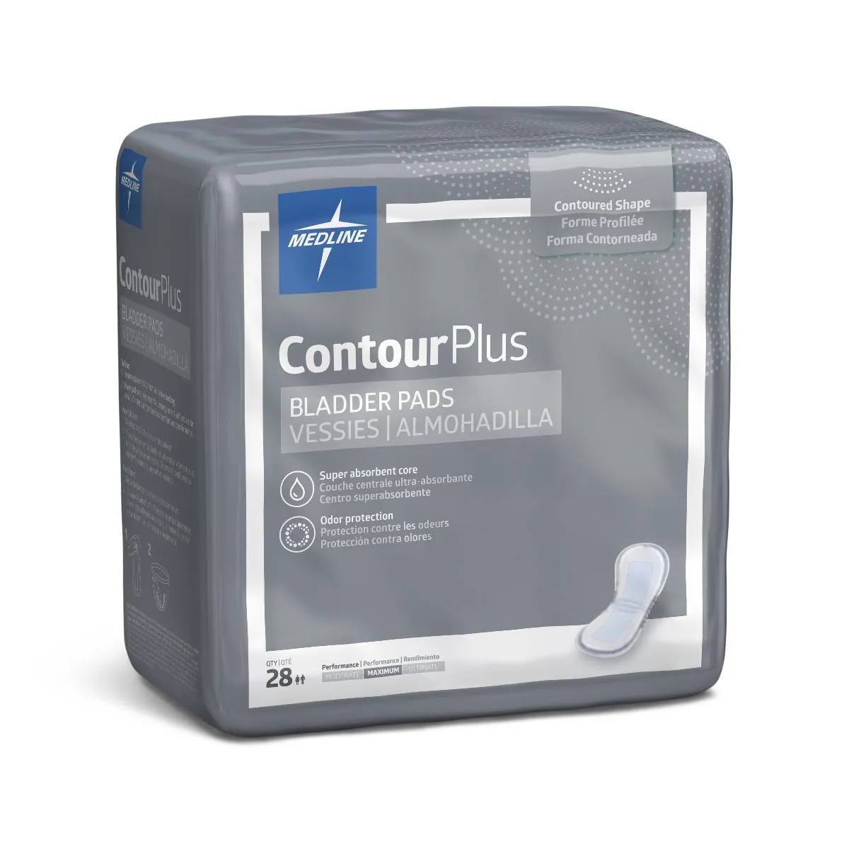 Medline ContourPlus Bladder Control Pads