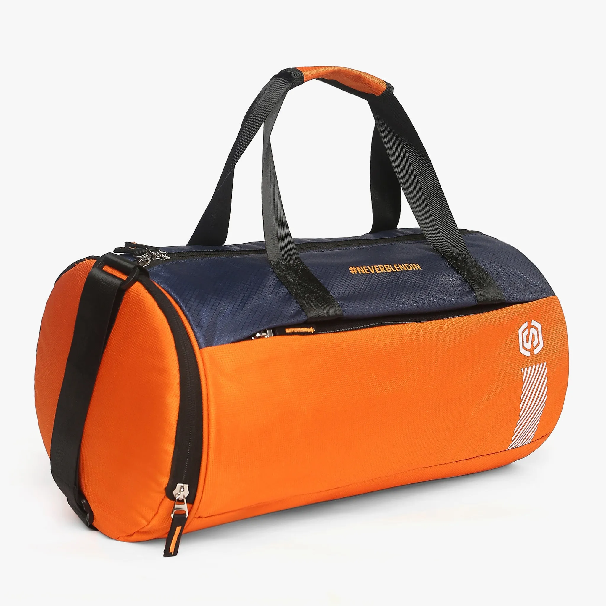 Men Solid Gym Bag