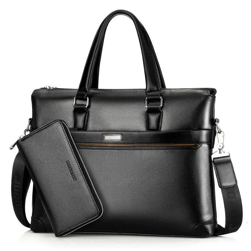 Men's diagonal handbag briefcase