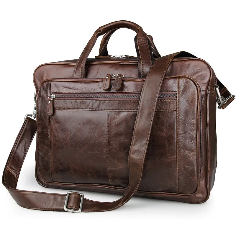 Men's leather briefcase