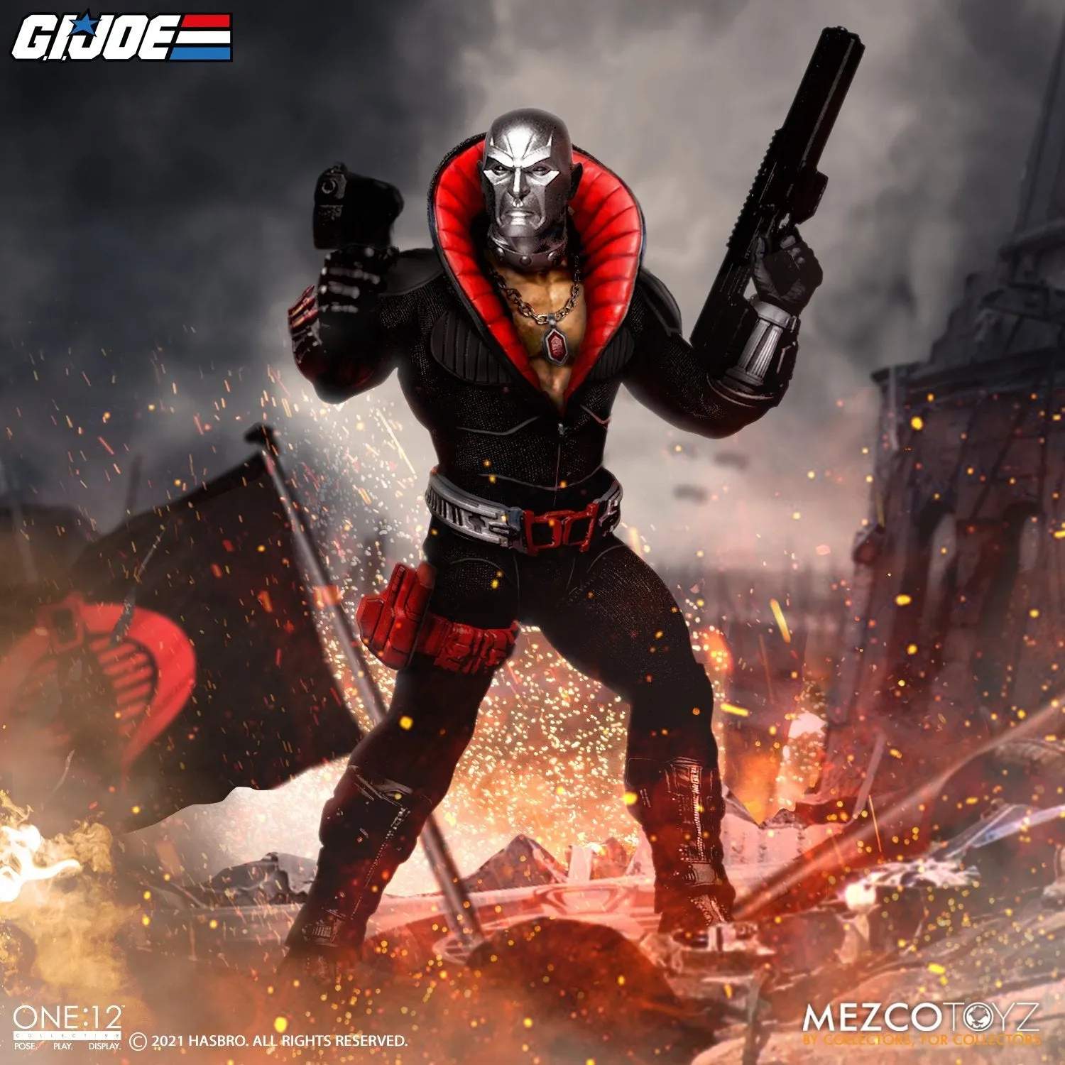 Mezco Toyz ONE:12 Collective G.I. Joe Destro Action Figure