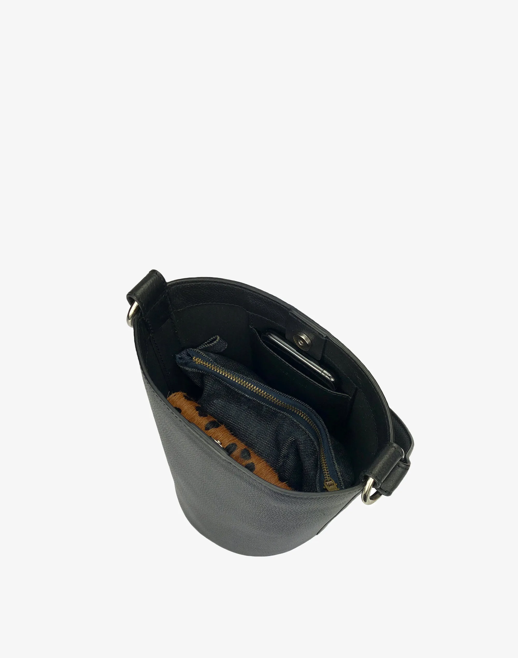 Mini Bucket Bag - Black