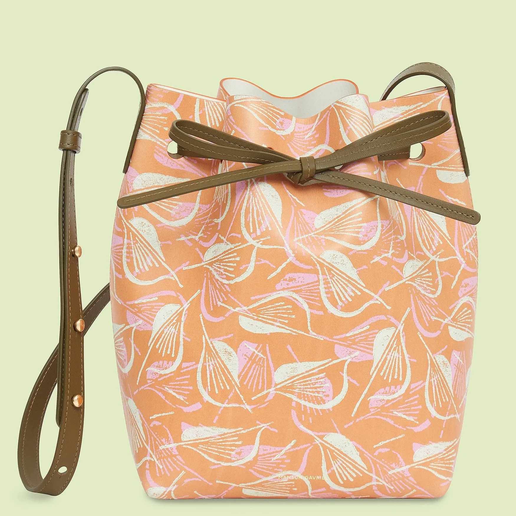 Mini Bucket Bag - Cammello Summer Print