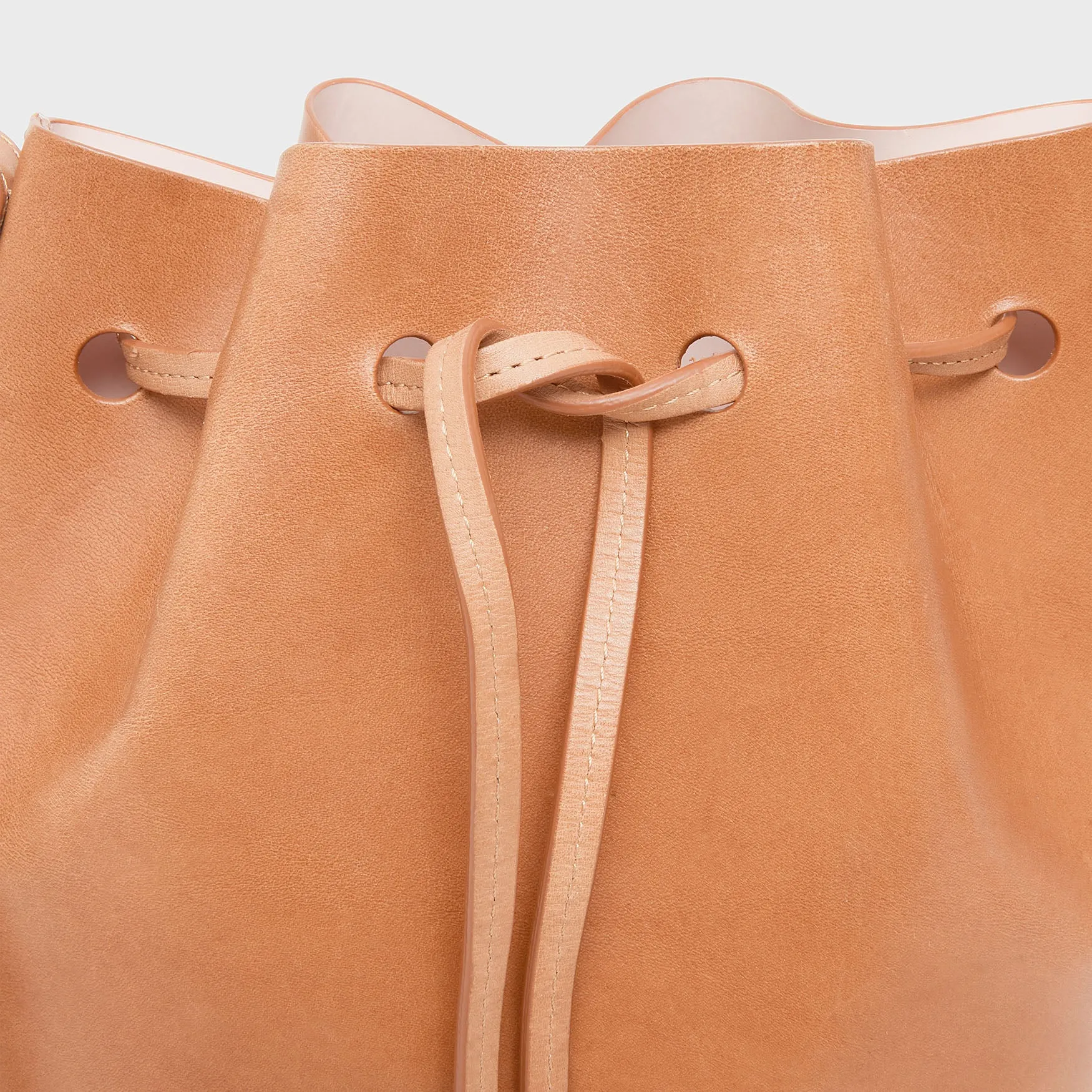 Mini Bucket Bag - Cammello/Rosa