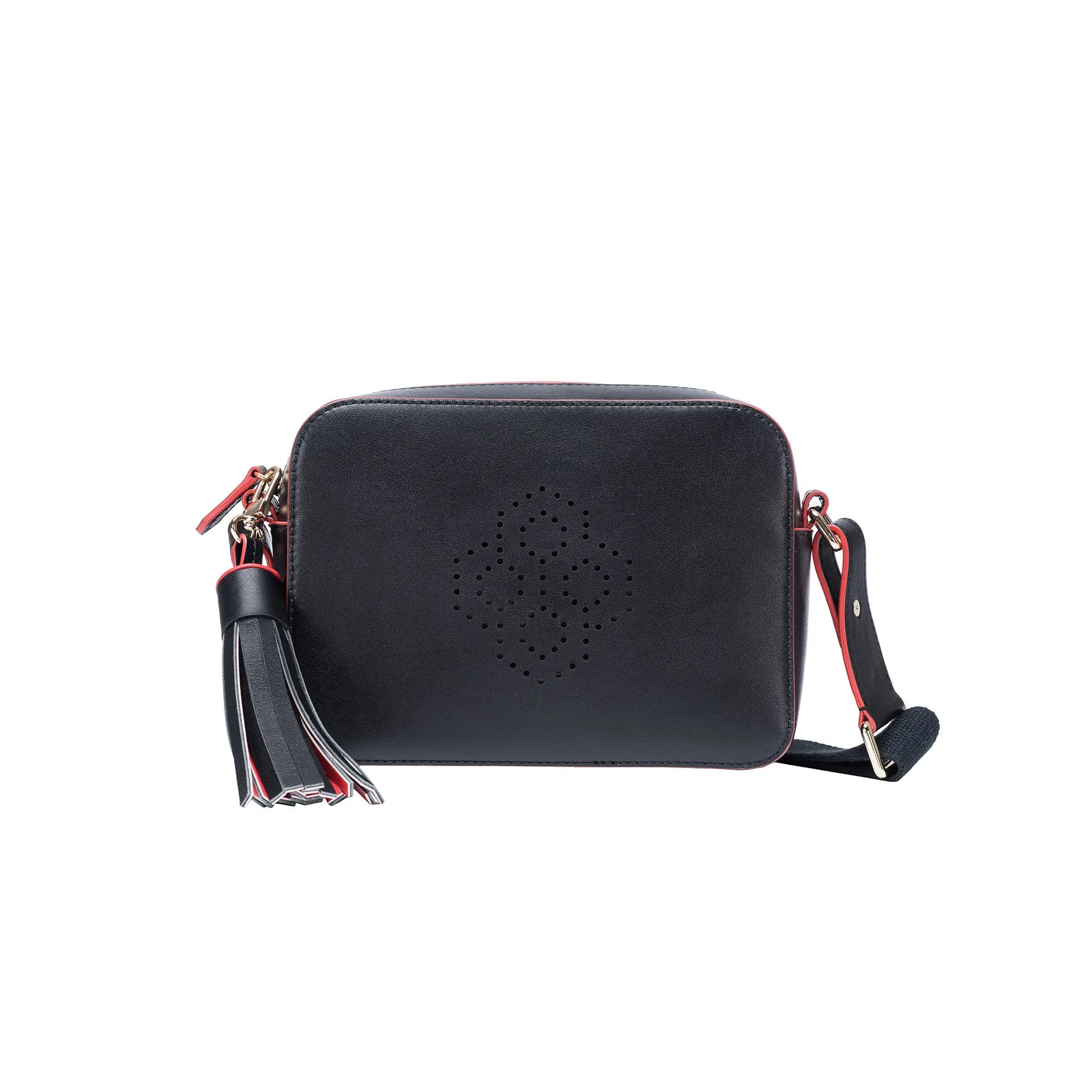 Monogram Crossbody - Black