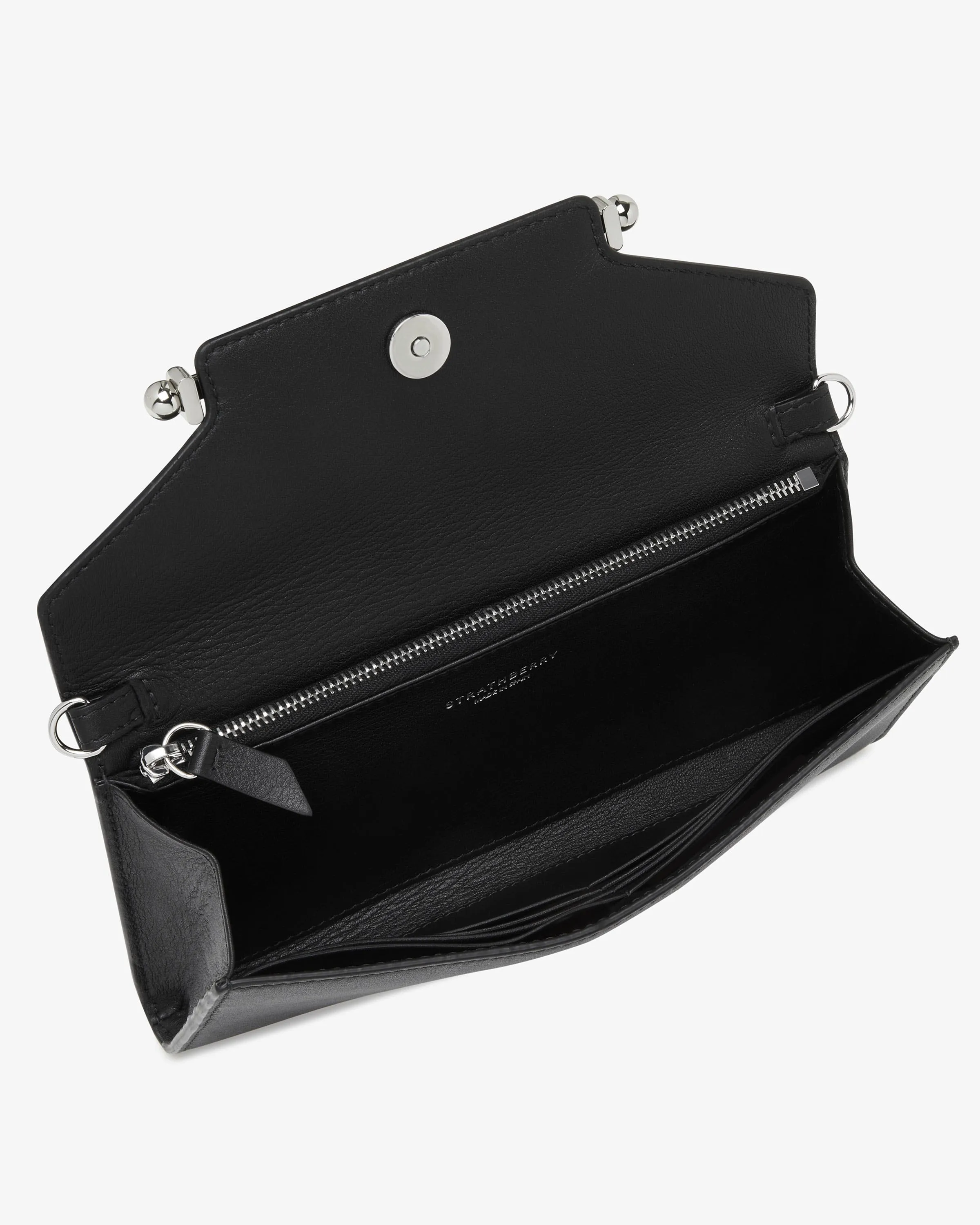 Multrees Chain Wallet - Black with Silver Hardware