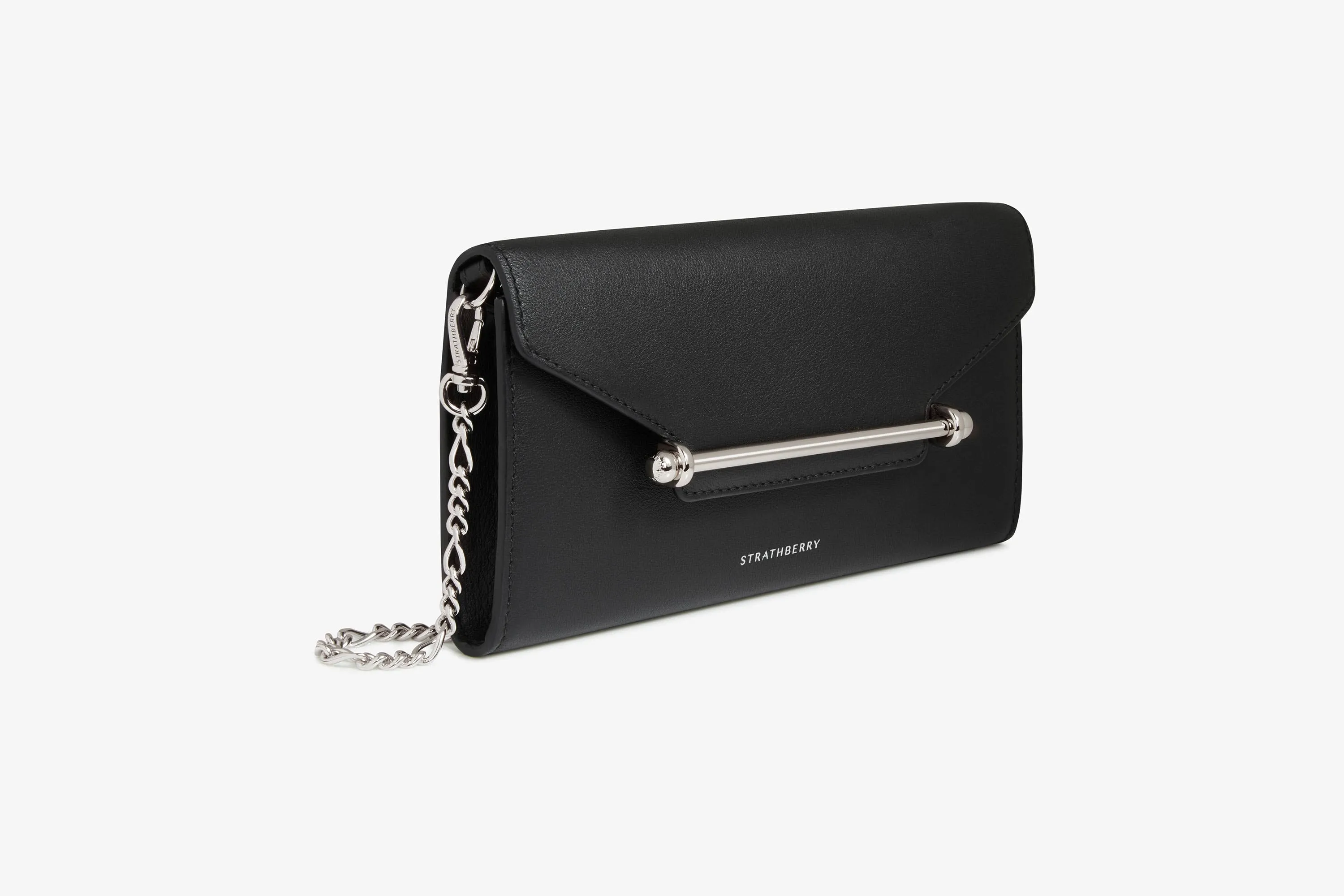 Multrees Chain Wallet - Black with Silver Hardware