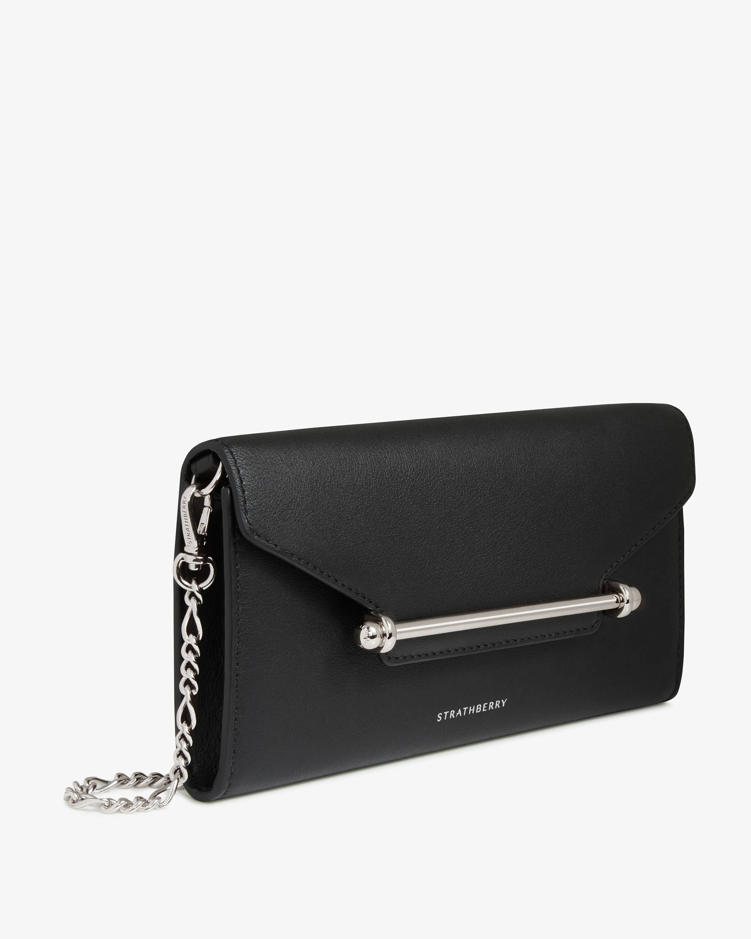 Multrees Chain Wallet - Black with Silver Hardware