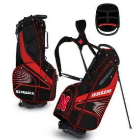 Nebraska Cornhuskers WinCraft "Grid Iron III" 6-Way Stand Golf Bag