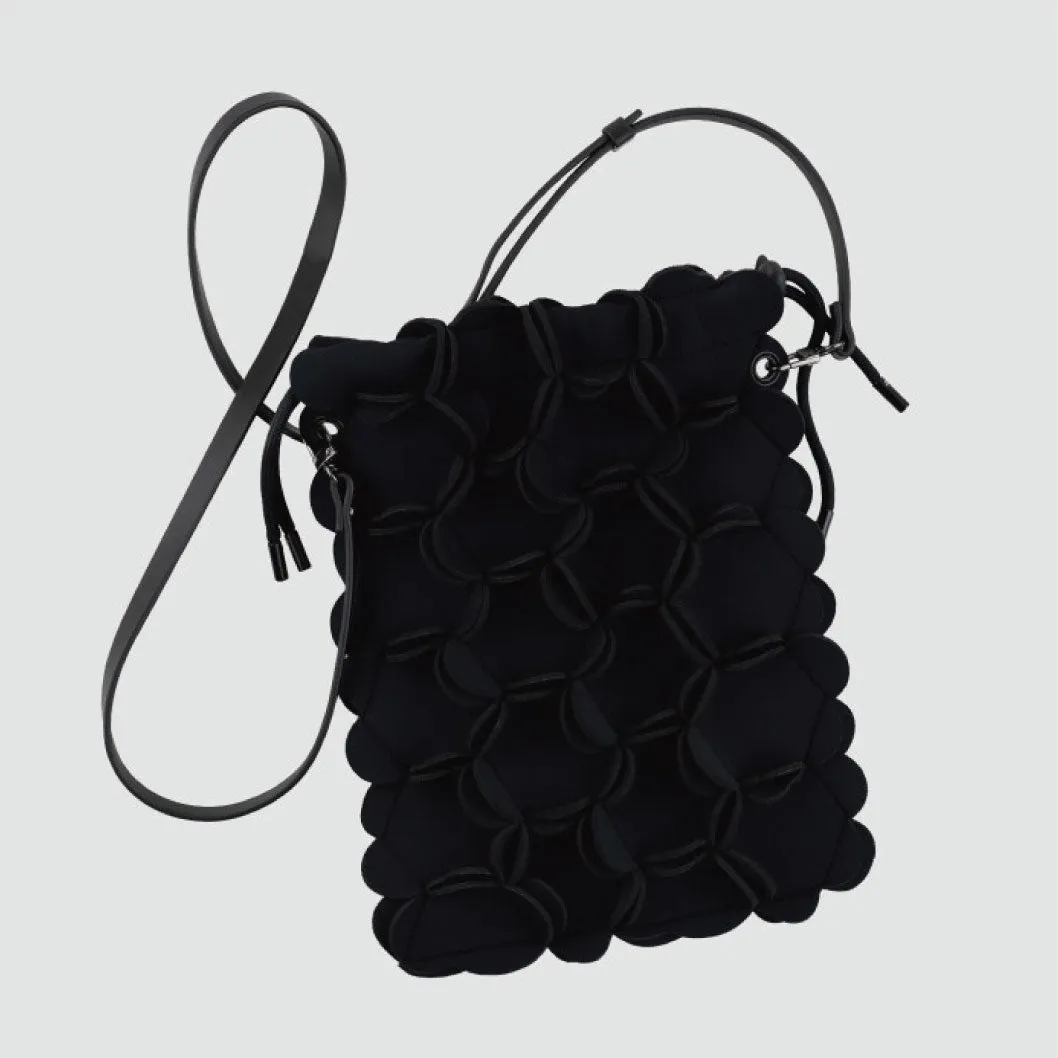 Neoprene flower bucket bag