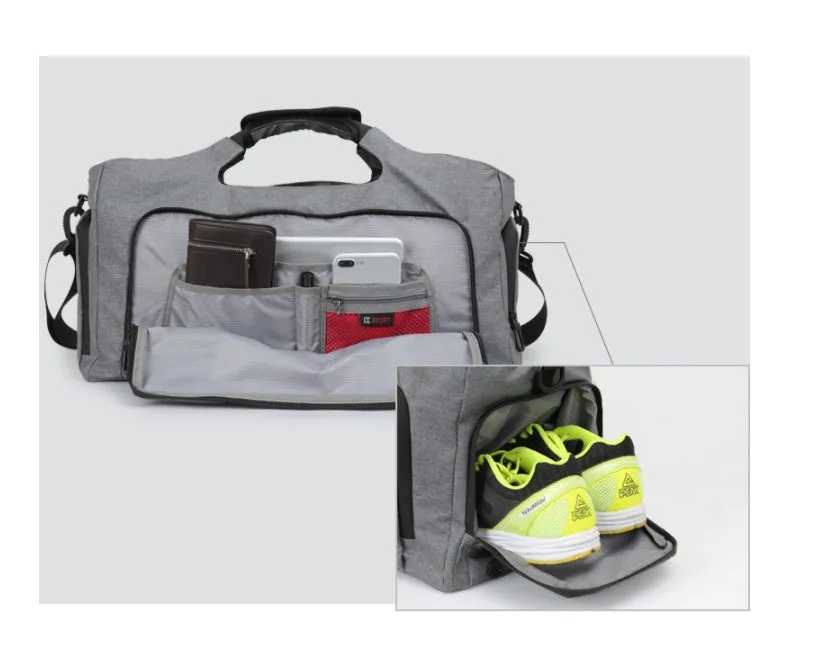 New Style Shoulder Bag Female Sports Gym Bag Male