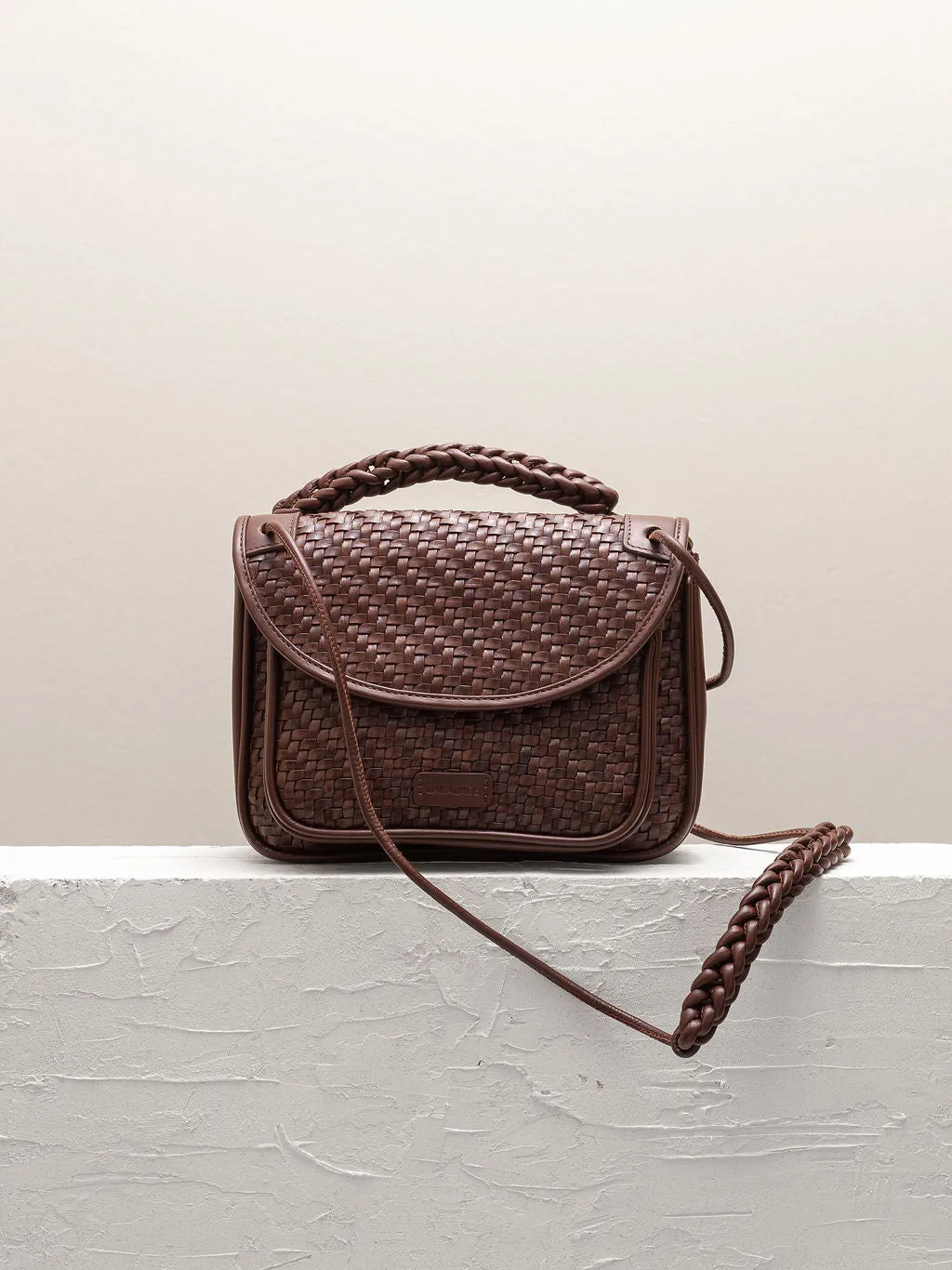 NIKO Umber Twill Cross-body bag