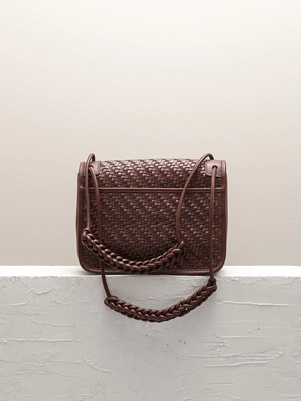 NIKO Umber Twill Cross-body bag