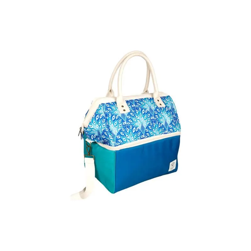 Noosa Premium Picnic Cooler Bag Peacocks