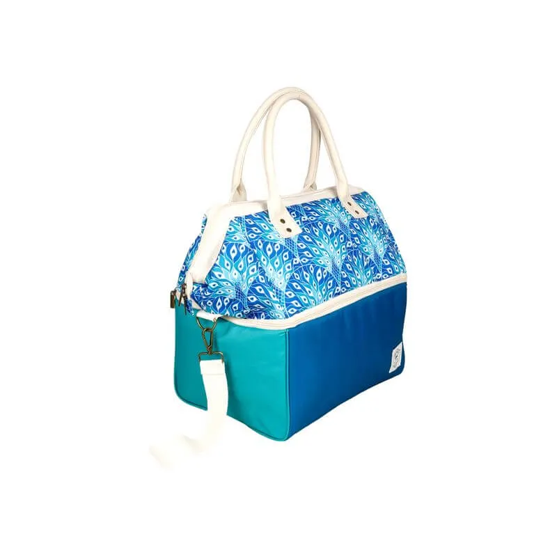 Noosa Premium Picnic Cooler Bag Peacocks