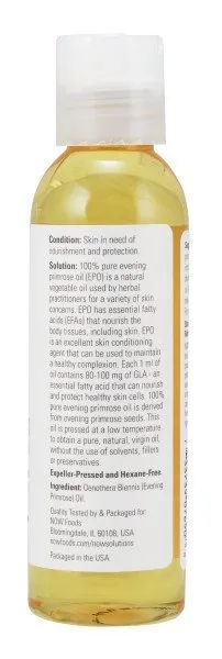 Now Foods Solutions Evening Primrose Oil 4 oz Liquid