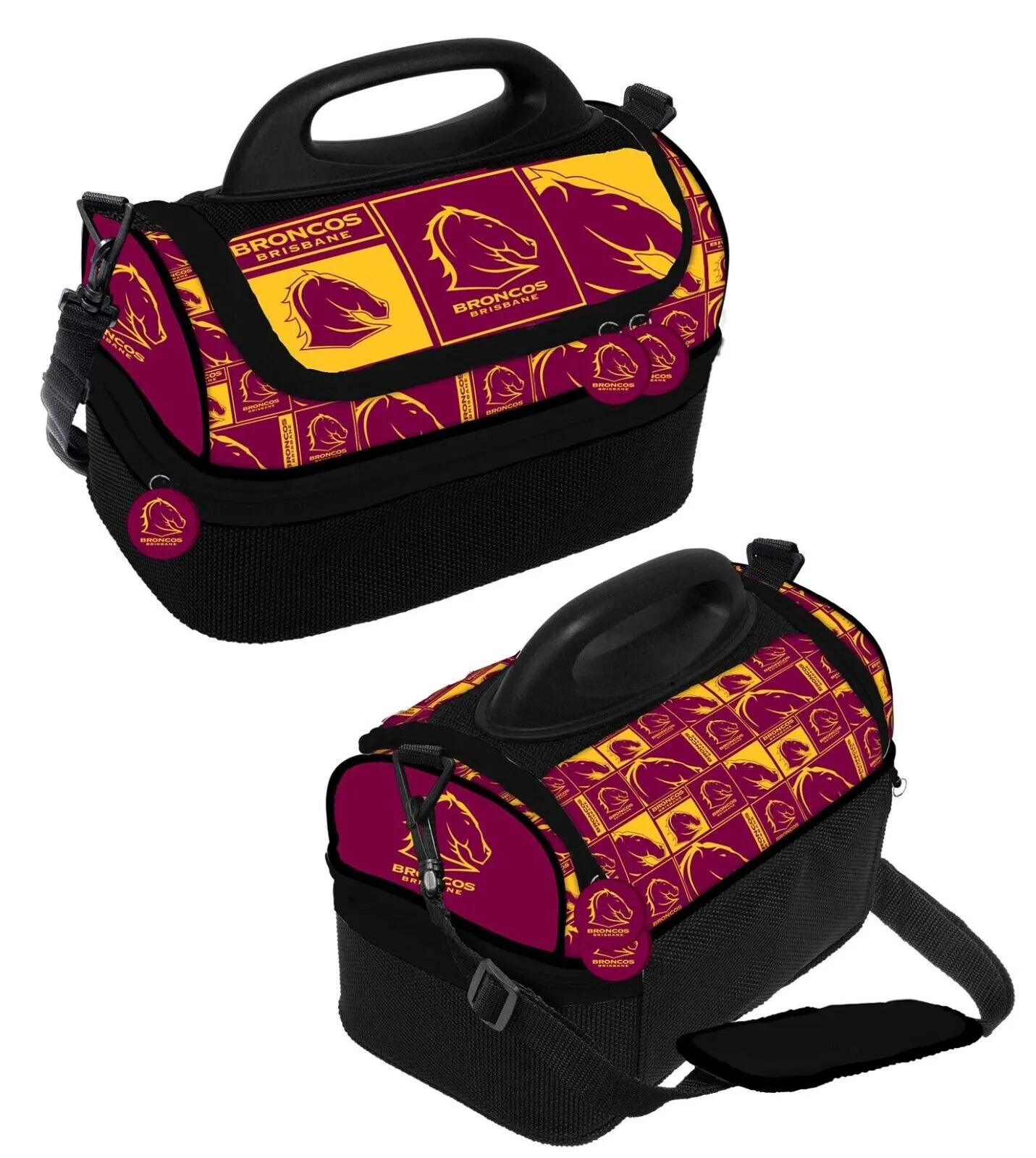 NRL Lunch Cooler Bag - Brisbane Broncos - Insulated Cooler - Lunch Box