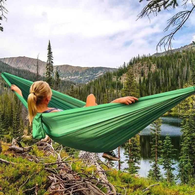 Outdoor camping hammock set - comfort and robustness