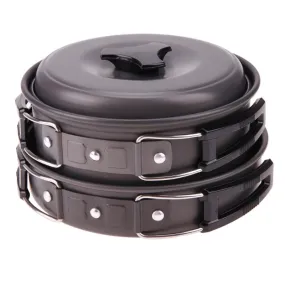 Outdoor Cooking Picnic Camping Bowls Cookware Tools Travel Hiking Cookware Bowl Pot Pan Utensils Set Camping Kitchen Tools