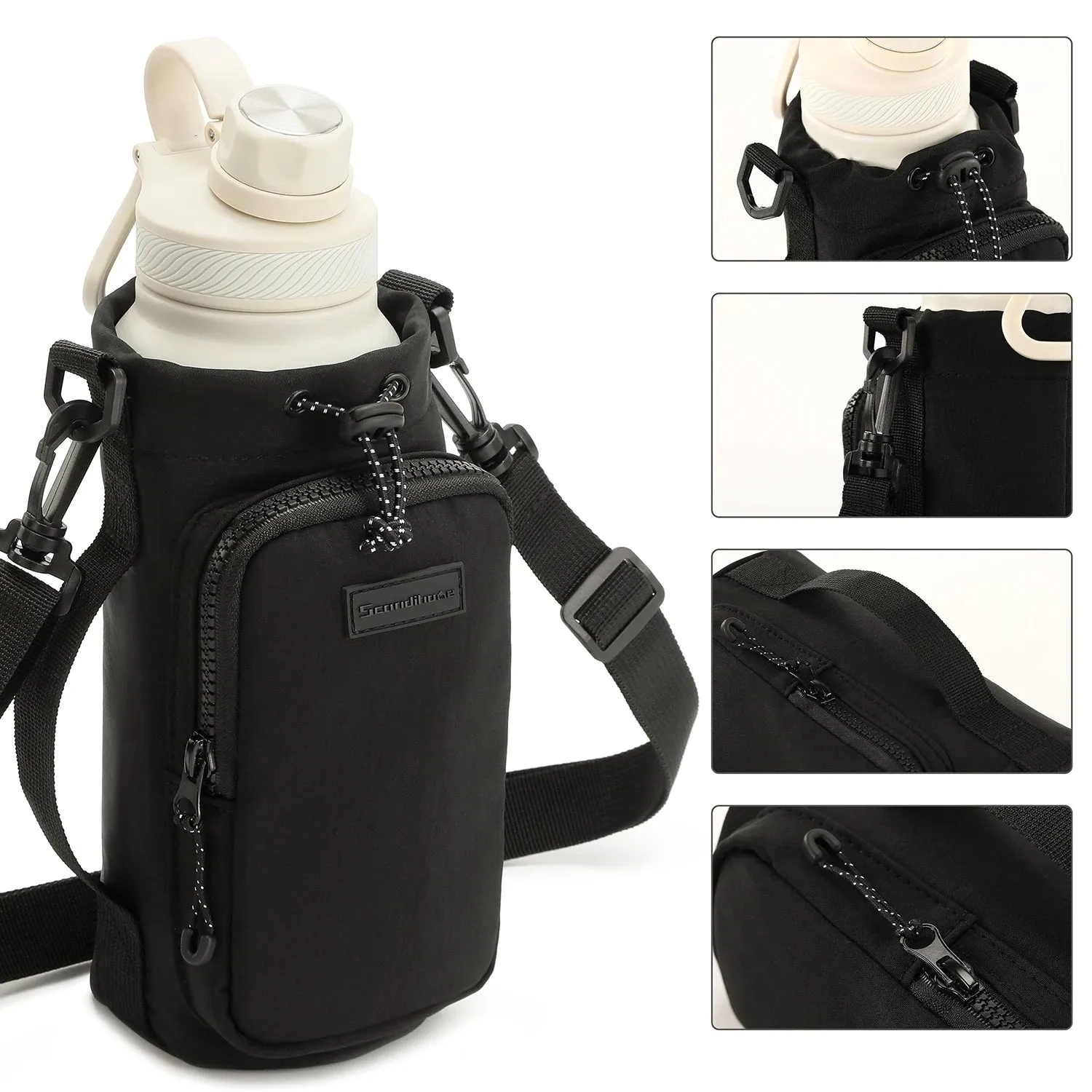 Outdoor Water Bottle Travel, Camping & Hiking Carrier Sling Bag