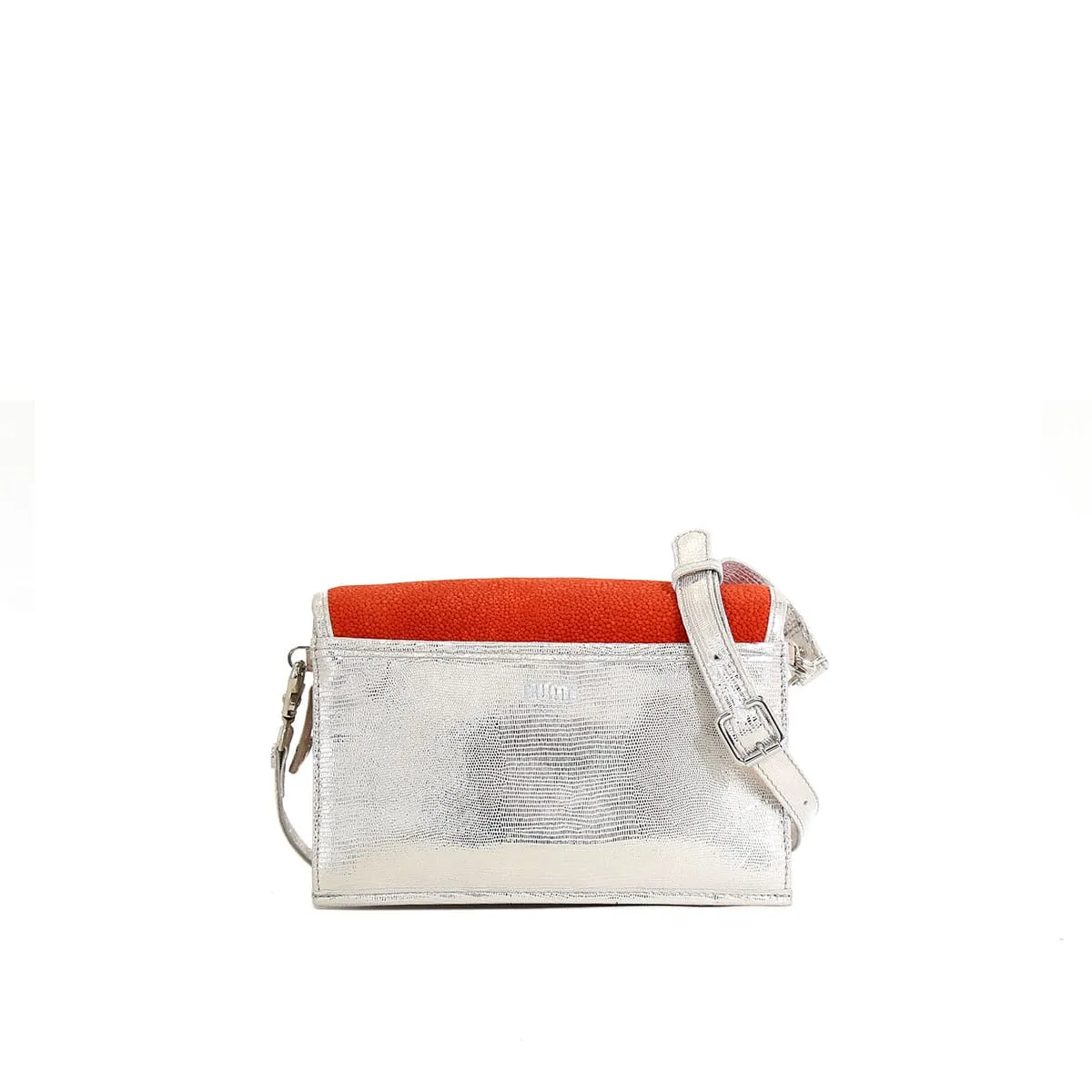 Pauliina Day to Evening Bag Coral Silver