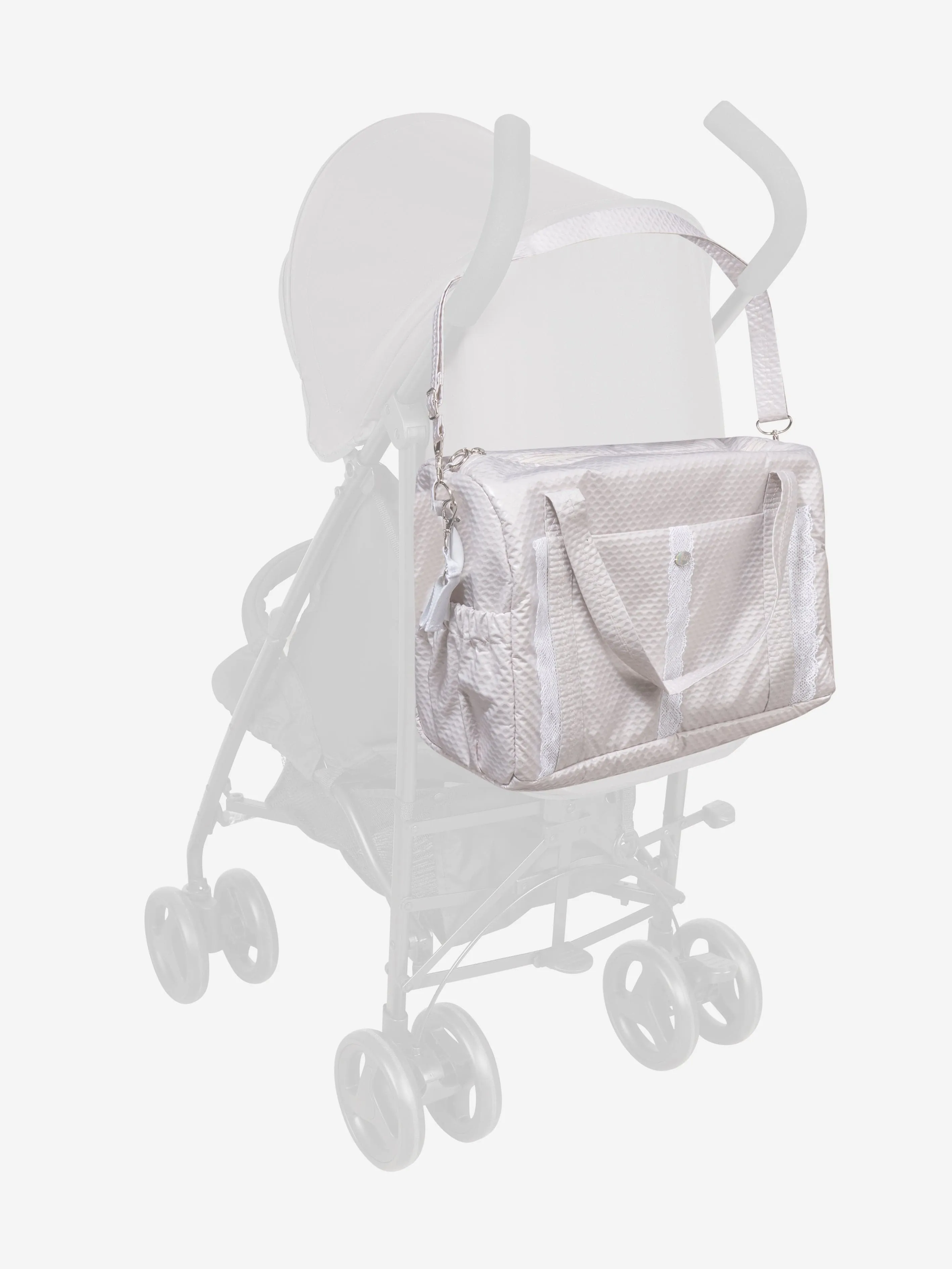 Paz Rodriguez Baby Changing Bag in White