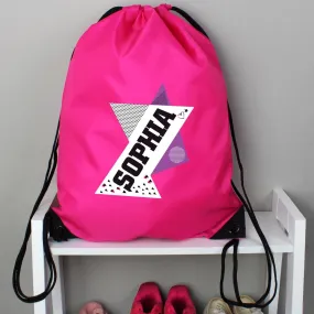 Personalised Dance Pink Kit Bag