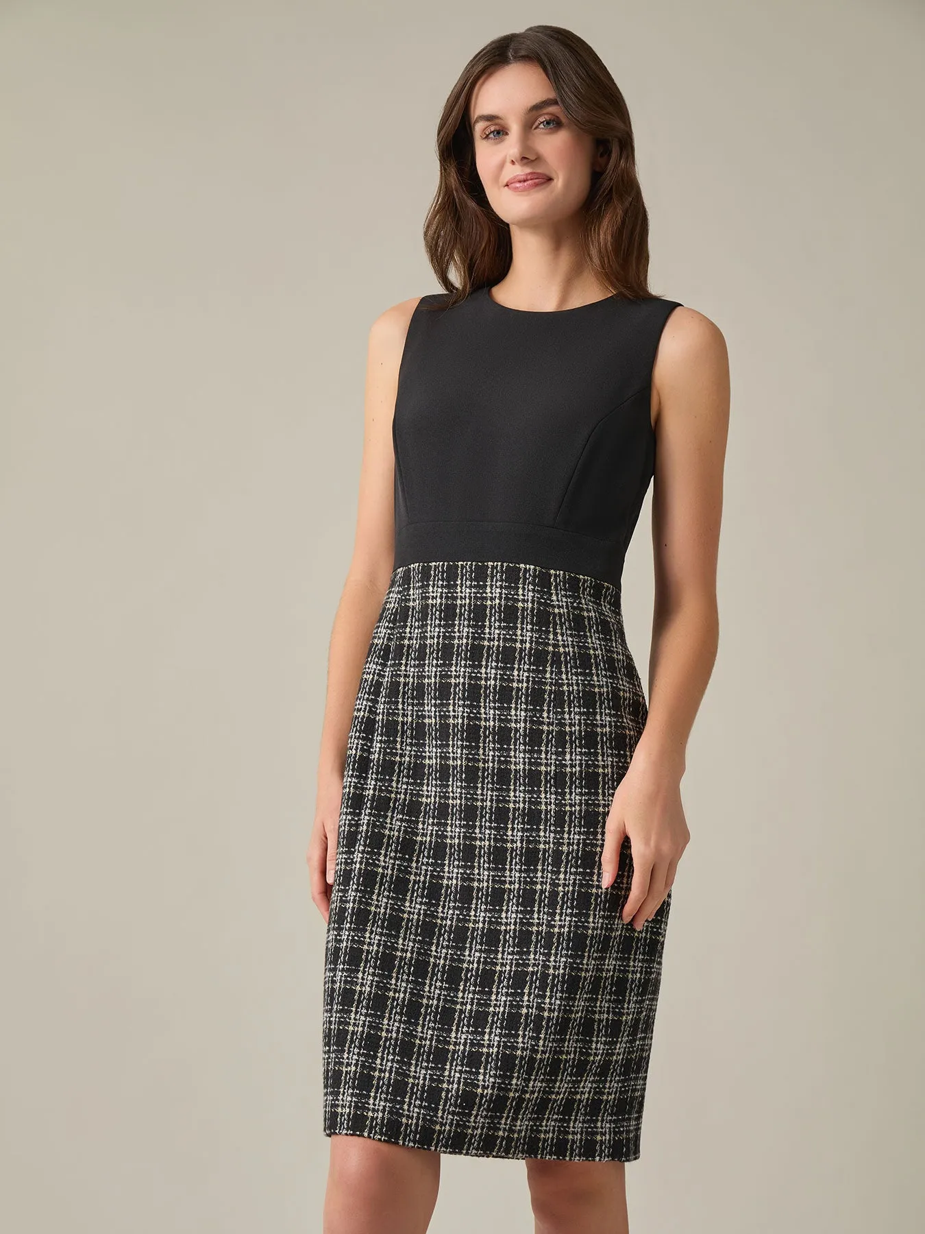 Petite Grace Dress, Tweed