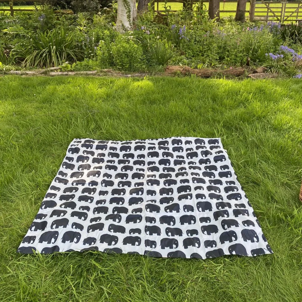 Picnic Blanket - GREY ELEPHANT