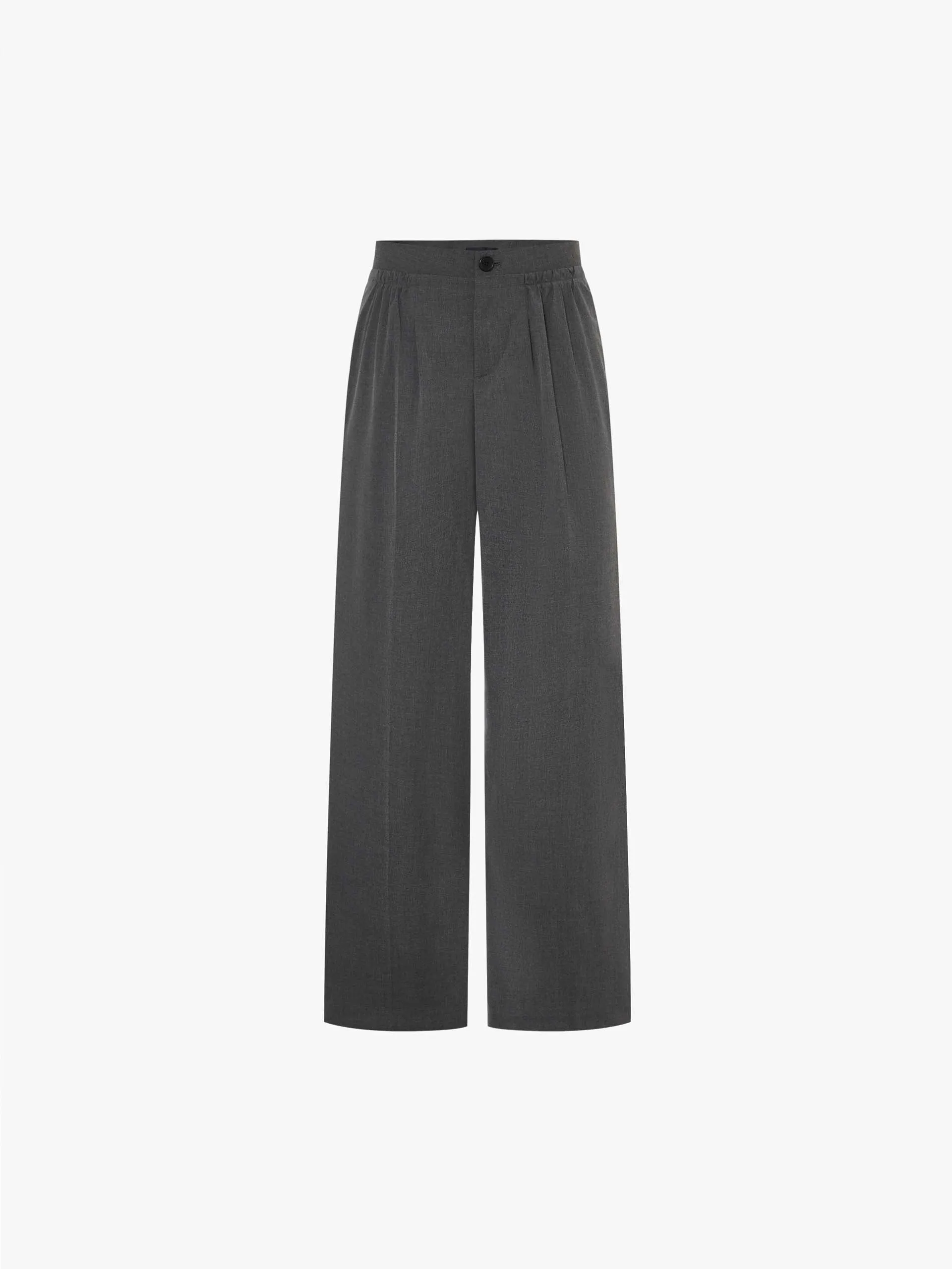 Pleated Wide Leg Pants