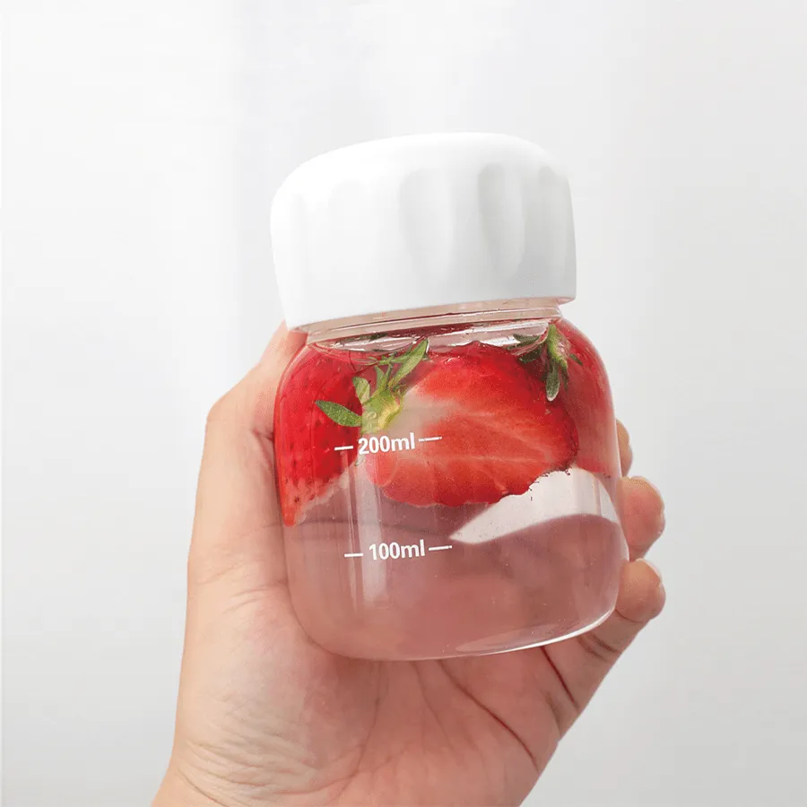 Portable  Clear Compact Water Bottle for OntheGo Hydration