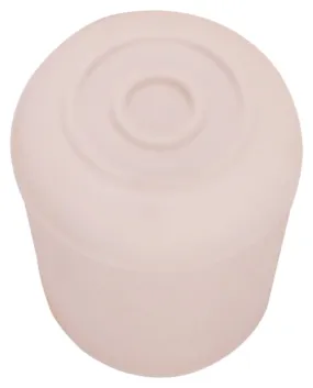 ProSource FE-50647-B Furniture Leg Tip, Round, Rubber, White, 1-1/4 in Dia, 1.7 in H :BAG: QUANTITY: 48