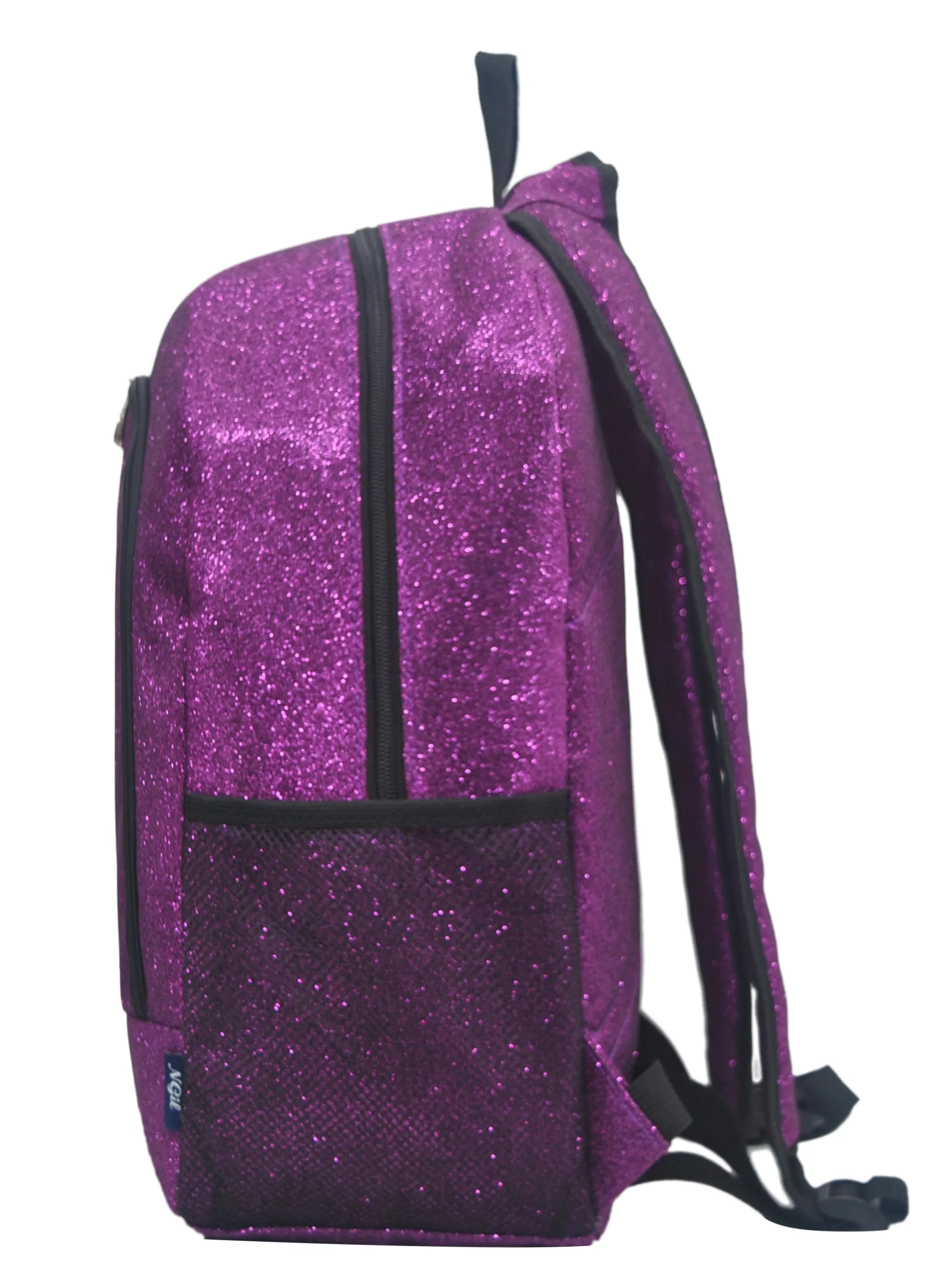 Purple Glitter NGIL Canvas Backpack