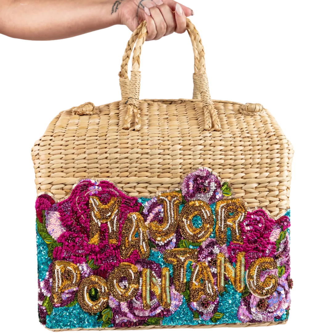 "Major Poontang" Seagrass Picnic Basket