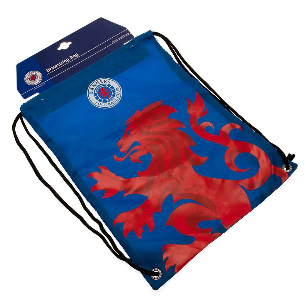 Rangers FC Gym Bag CR - Royal Blue Drawstring Bag