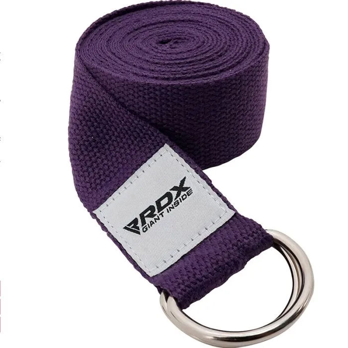 RDX P8 COTTON YOGA STRAP (Purple)