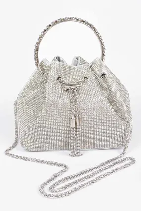 Rhinestone Bucket Bag