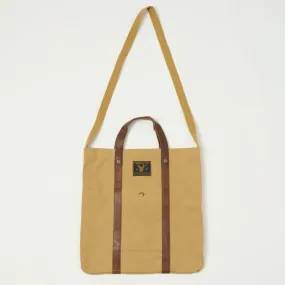 RRL Leather-Trim Canvas Tote - Khaki/Brown