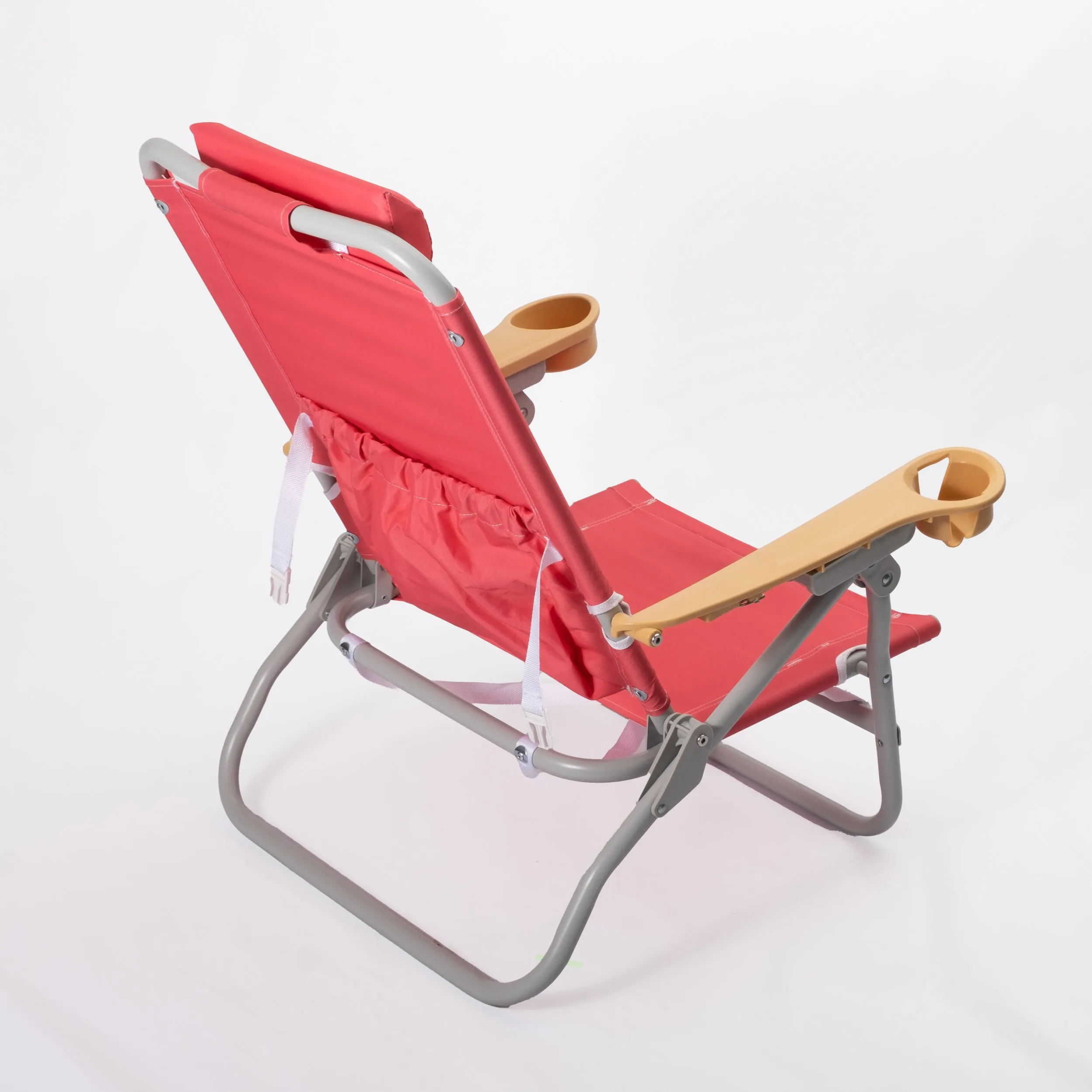 Sandbar Low Beach Chair in Watermelon Pink