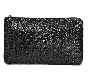 Sequins Dazzling Glitter Bling Clutch Handbag Evening Bag Wrist Bag