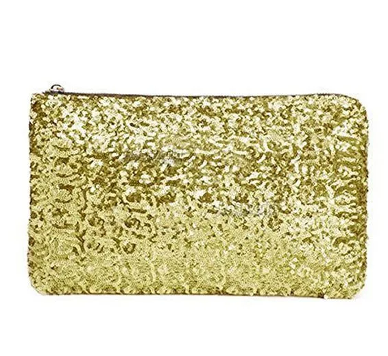 Sequins Dazzling Glitter Bling Clutch Handbag Evening Bag Wrist Bag